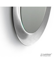 Καθρέφτης Μπάνιου με Πλαίσιο Αλουμινίου Φωτιζόμενος Led Στρόγγυλος Luminor Ring Ø75