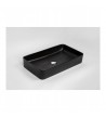 Bathroom Sink Seated Black Matte Isvea Amco 61 x 35 x 11cm A107B