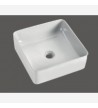 Sink Bath Sink White HT-9631 (36x36x13cm) Without Hole