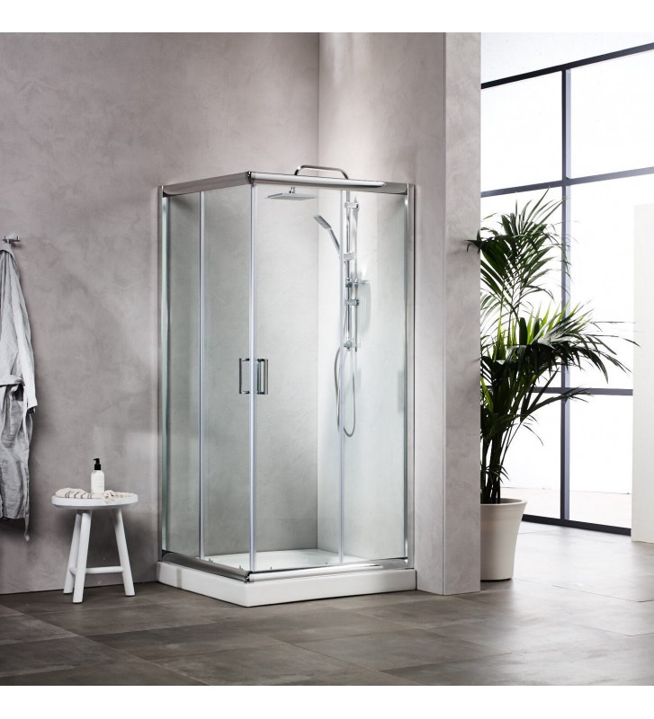 Shower Cabin New TemaSquare Transparent
