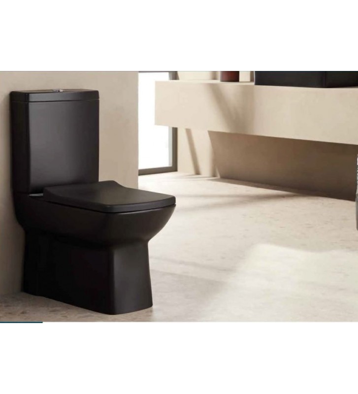 copy of Creavit Quadro Set Black or Red Color Basin HP & Cistern & Cover BTW (LR360)