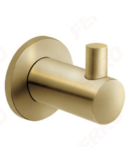 Single Bathroom Hook Ferro Ciriculus Brushed Gold PVD (ASM05BG)
