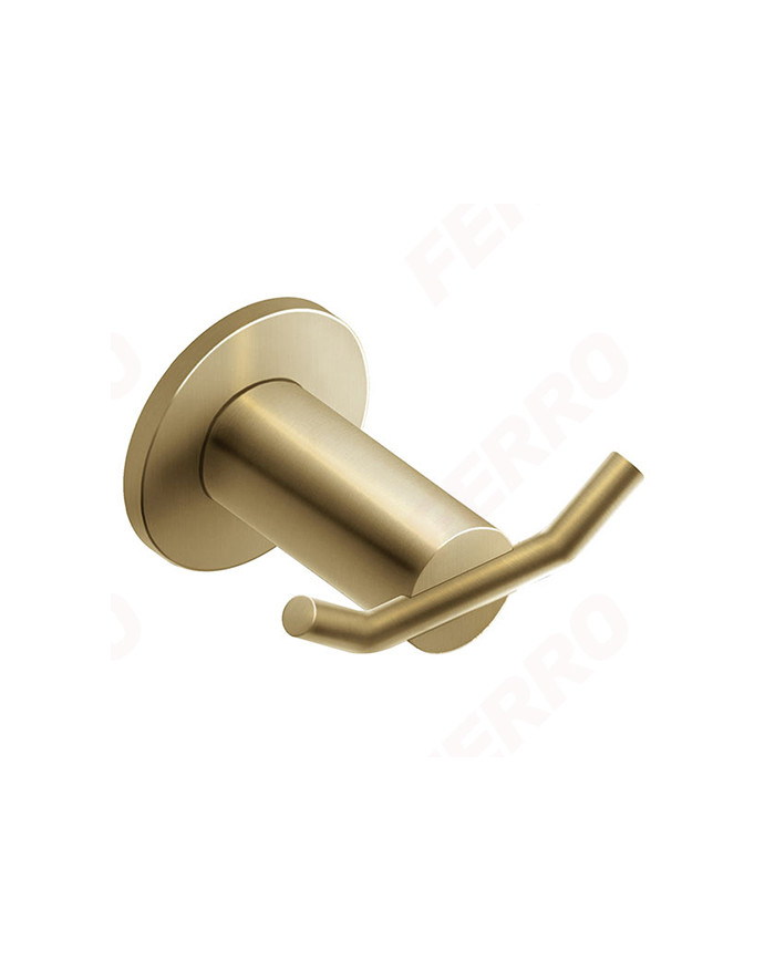 Double Bathroom Hook Ferro Ciriculus Gun Metal PVD (ASM06BG)