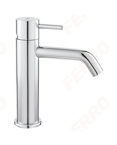 Μπαταρία Νιπτήρα Χαμηλή Ferro Ciriculus Chrome με Βαλβίδα Clic-Clac (BCK2)
