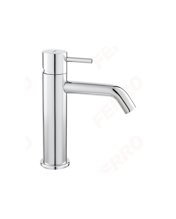 Μπαταρία Νιπτήρα Χαμηλή Ferro Ciriculus Chrome με Βαλβίδα Clic-Clac (BCK2)