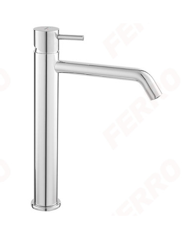 Μπαταρία Νιπτήρα Ψηλή Ferro Ciriculus Chrome με Βαλβίδα Clic-Clac (BCK2L)