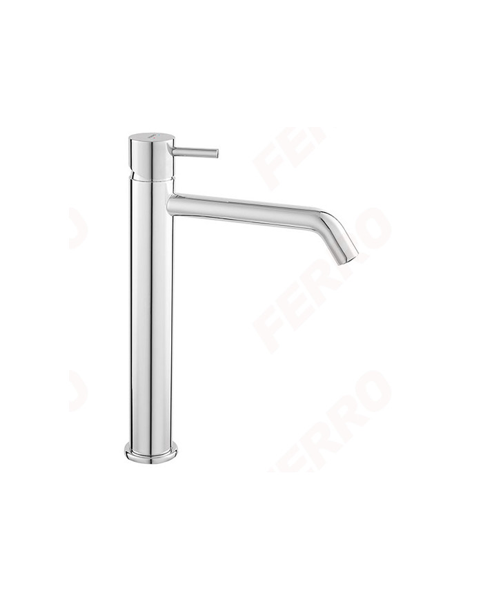 Μπαταρία Νιπτήρα Ψηλή Ferro Ciriculus Chrome με Βαλβίδα Clic-Clac (BCK2L)