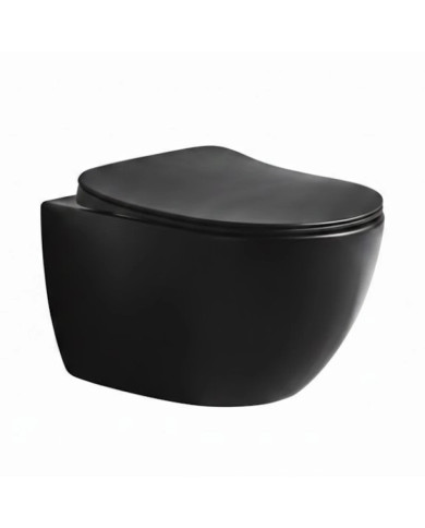 Λεκάνη Κρεμαστή Creavit Free Μαύρο Ματ (FE320 AM)