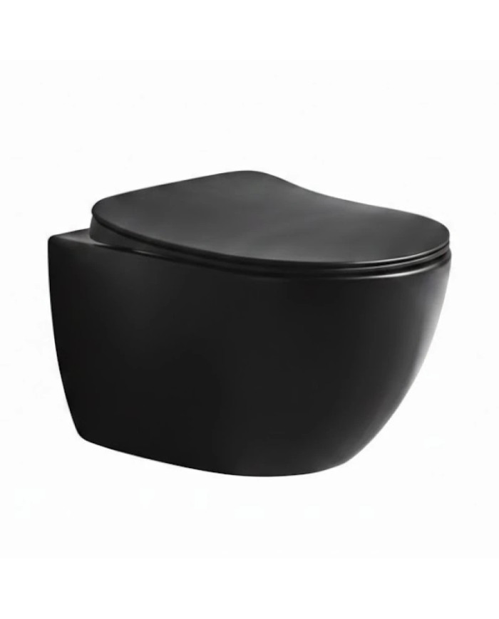 Λεκάνη Κρεμαστή Creavit Free Μαύρο Ματ (FE320 AM)