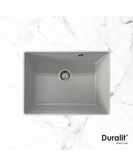 Νεροχύτης Υποκαθήμενος Duralit Platinum Συνθετικός Βαρέως Τύπου με Μία Γούρνα (60x50cm) (KZ060U-430)