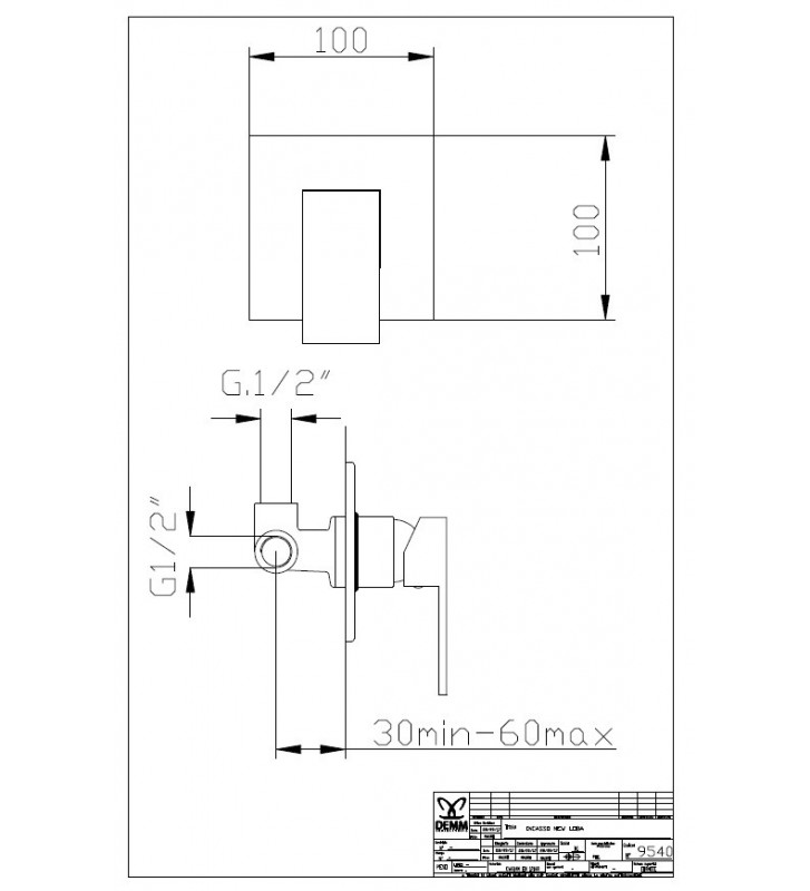 Built-in Mixer 1 Output Demm New Loba 9540