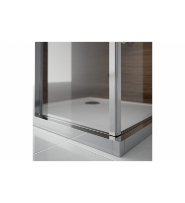 Shower Cabin Tema Versus 400 Square Transparent Nanotechnology with Height 195cm