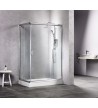 Shower Cabin New Theme Rectangular Transparent
