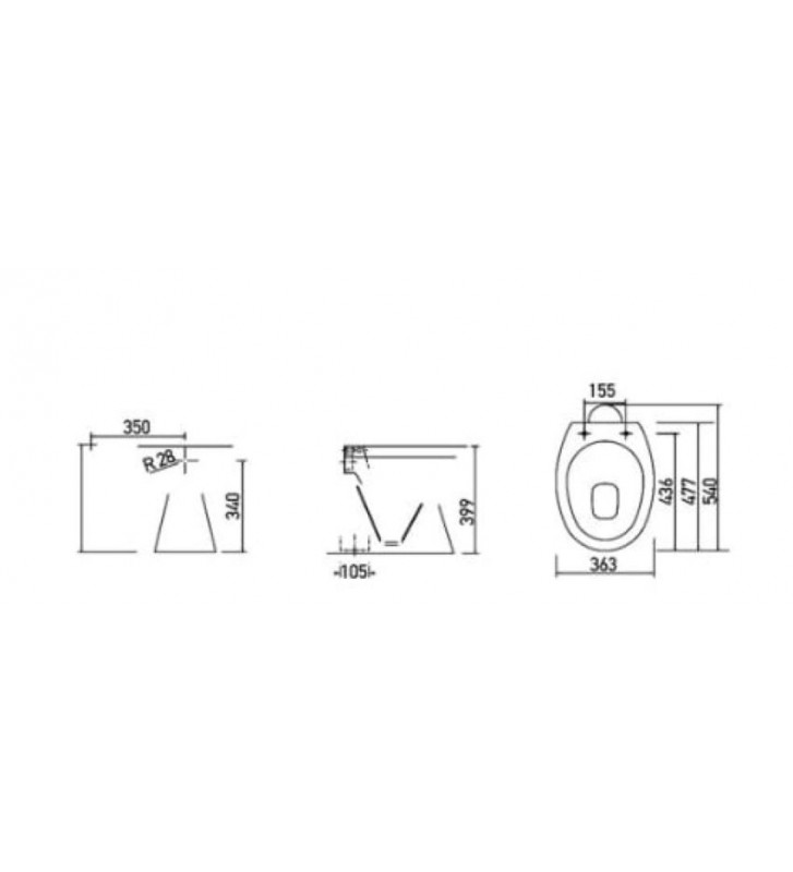 High Pressure Basin Creavit Apollo Bottoms (TP300) & Monaco Cover (42100)