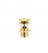 Βαλβίδα Νιπτήρα Tema  Χρυσή 95605G Με Υπερχείλιση