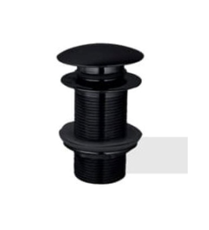 Βαλβίδα Νιπτήρα Creavit Tema Μαύρη  95602Ν Χωρίς Υπερχείλιση