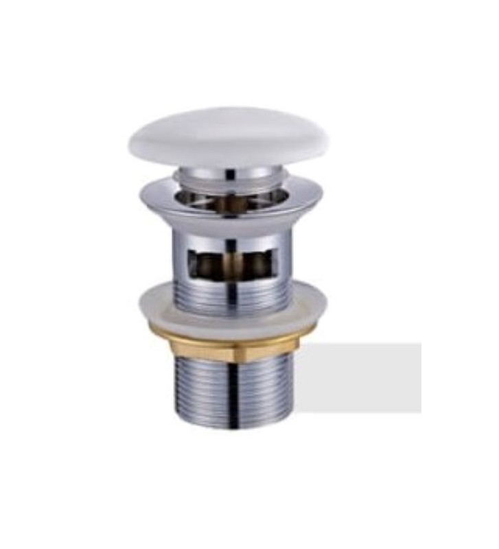 Brass Wash Valve With Overflow Tema10,5cm (95604)