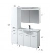 Bathroom Furniture Economy MDF Lacquer