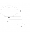 Single Chrome Bath Tema Premium (71008)