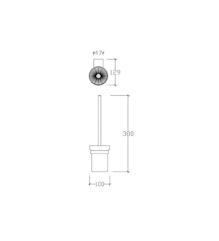 Wall pegals Glass Tema Premium (71018)