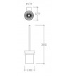 Wall pegals Glass Tema Premium (71018)