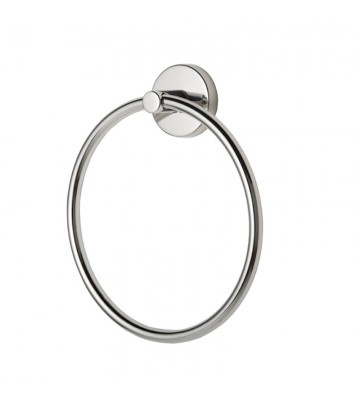 Single Bathroom Ring Silver Tema Tenox 100% INOX 71308
