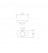 Soap Wall Wall Glass Silver Tema Mare (71203)