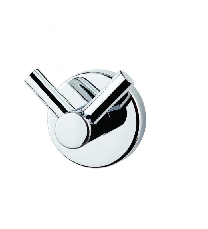Bathroom Hook Double Silver Tema Mare 71223