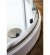 Shower Cabin New Theme Semicircular Transparent