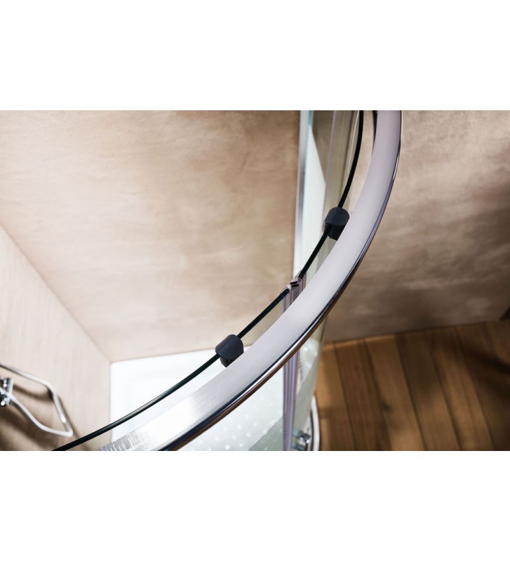 Shower Cabin New Theme Semicircular Transparent