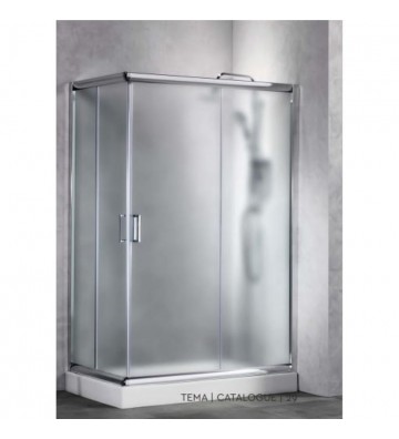 Shower Cabin New Tema Rectangular Frosted