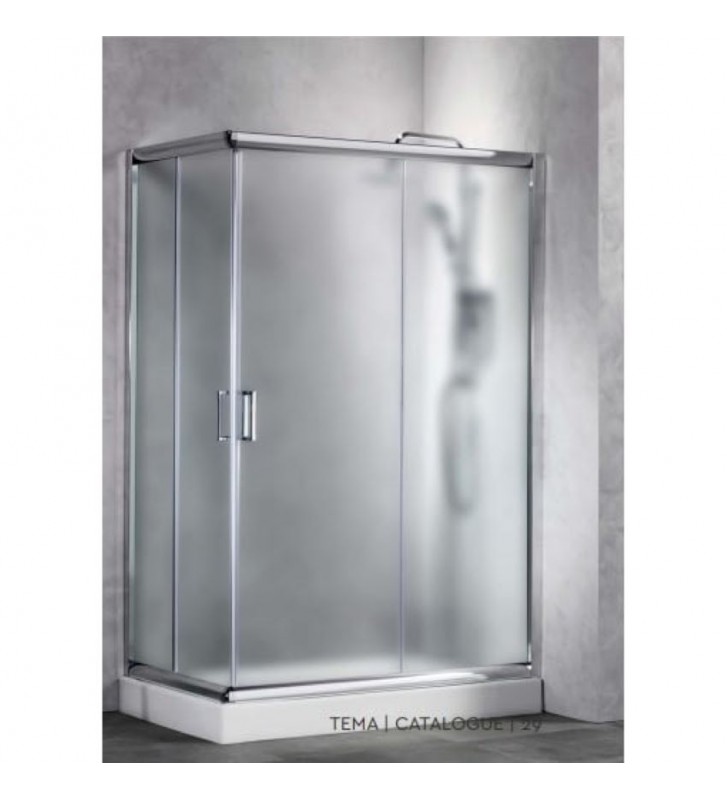 Shower Cabin New Tema Rectangular Frosted