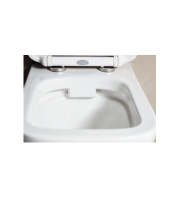 Hanging Basin Tema Smart Rim-Off (SMA 326) with slim cover Duroplast soft closing