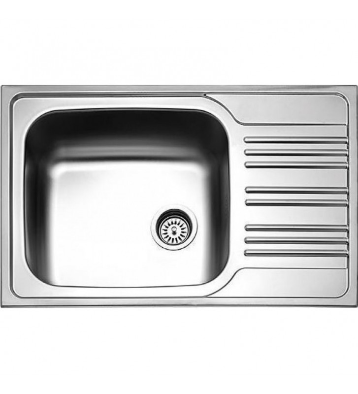 Stainless Steel Sink Pyramis Maidtec Inset 78X50 1B 1D