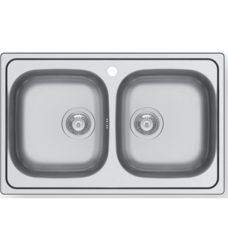 Stainless Steel Sink Pyramis Maidtec Inset 79X50 2B 101053901