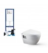 Set Standard Razor Hanging basin Razor & Built-in faucet Verso11100 & Button111910 & Cover