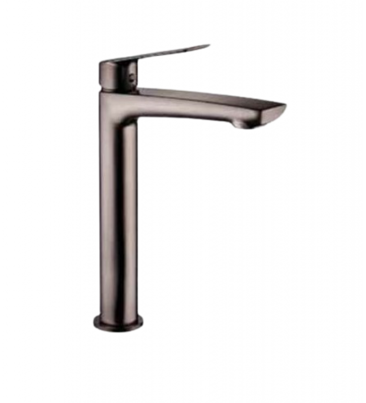 Μπαταρία Νιπτήρα Ψηλή  Demm Sleek Rhodium Matt (9914RM)