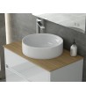 Bathroom Furniture Drop Instinct 80 White Top-2 Hanging Furniture Stand, Washbasin, Mirror