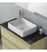 Bathroom Furniture Drop Instinct 100 Top-1 Natural Oak Hanging Furniture Stand, Washbasin, Mirror