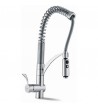 Pyramis Cresento High Chrome Sink Faucet With Extendable Shower