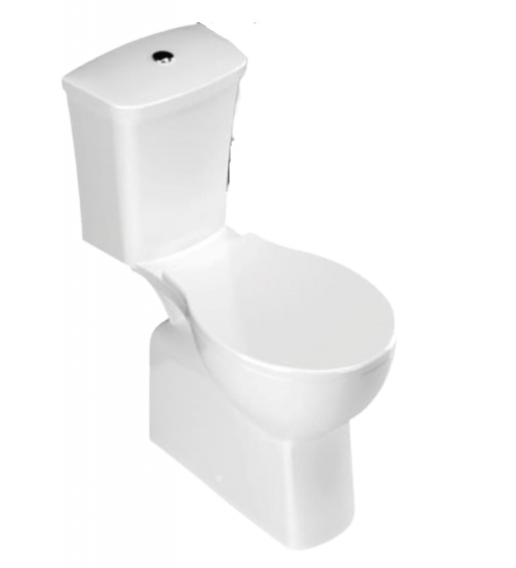 Basin Tema Set AMEA HP-Trap (Bottoms) EN 16030 with Cover Duroplast Soft Close & Cistern