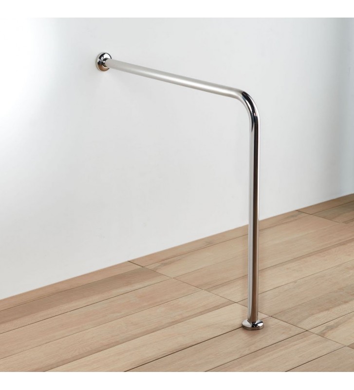 Μπάρα Στήριξης Tema Inox Γωνιακή (τοίχου-δαπέδου)  (82004)