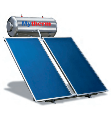 MyTherm SL Solar Water Heater 250lt / 4,00m² Double Energy with Two Collectors