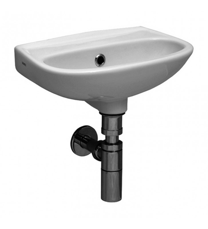 Porcelain Bath Sink Hanging Serel 40x25 cm White