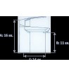 Washbasin faucet White Venezia Kapadokya without valve (5010904-07)