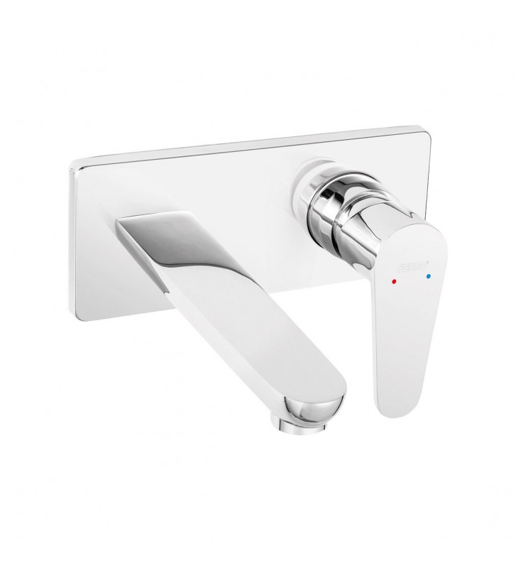 Εντοιχιζόμενη Μπαταρία Νιπτήρα Ferro Algeo Ασημί (BAG3PA18)