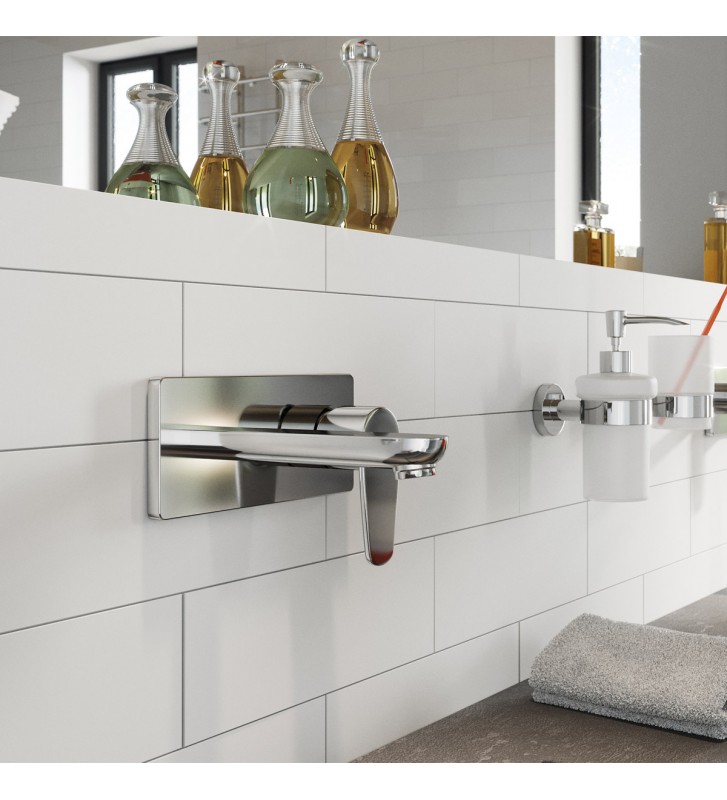 Εντοιχιζόμενη Μπαταρία Νιπτήρα Ferro Algeo Ασημί (BAG3PA18)