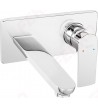 Built-in Washbasin Faucet Ferro Algeo Square Silver (BAQ3PA18)