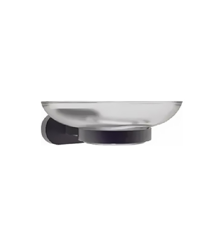 Soap Case Wall Glass Black Creavit Planet (PL 18802 N)