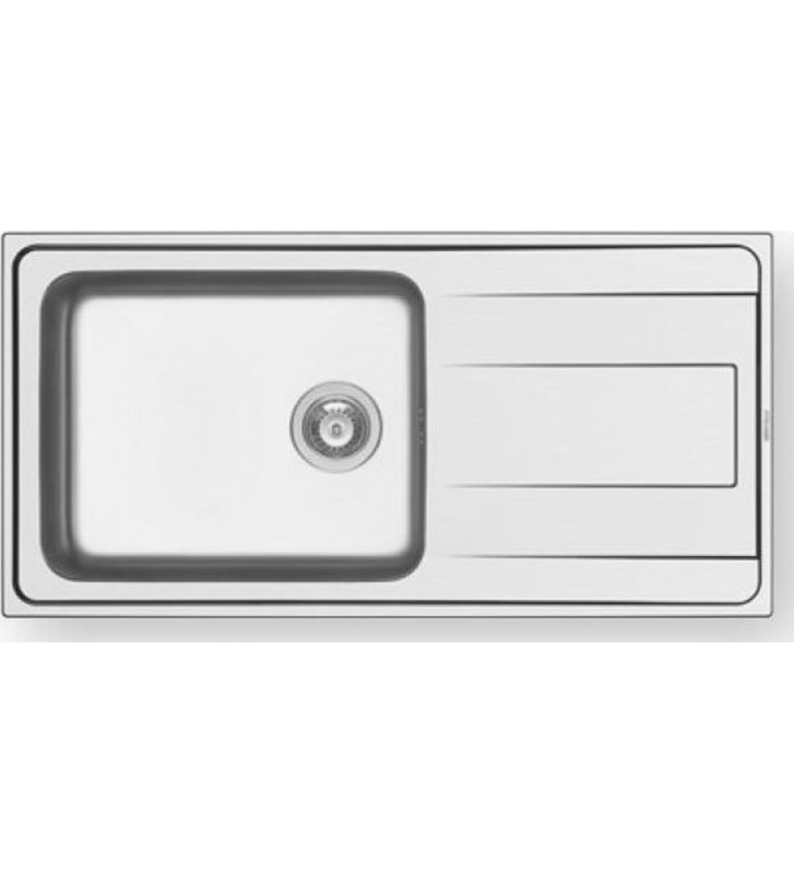 Pyramis Inox Alea 1B 1D (100X50) Polished Reversible Sink